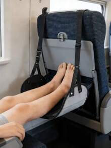 1/2pcs Multifunctional Travel Shoe Storage Accessories (Footrest + Storage Bag), Office Business Travel Footrest, Anti-Fatigue Footrest For Long Sitting, Adjustable Long-Distance Travel Footrest, Travel Accessories, High-Speed Rail Airplane Travel Foot Hammock,Bedroom Room Decor,Back To School - View 9