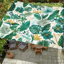 1pc Mandala Geometric Print Square Sun Shade Sail, Suitable For Yard, Pool, Villa Courtyard, Outdoor Leisure Area, Outdoor Sun Shade Sail, Beach Umbrella, Outdoor Sun Shade Cloth, Beach Canopy, Beach Tent, Patio Sun Shade, Outdoor Gazebo, Gazebo - Bohemia C - View 29