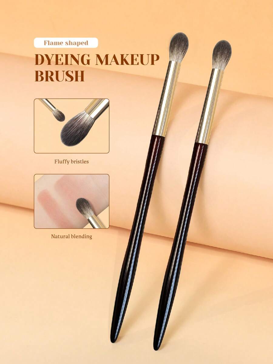 1/2 Kuas Detail Blending Bayangan untuk Kontur Hidung, Kuas Detail Highlight Wajah - Coffee Brown - View 1