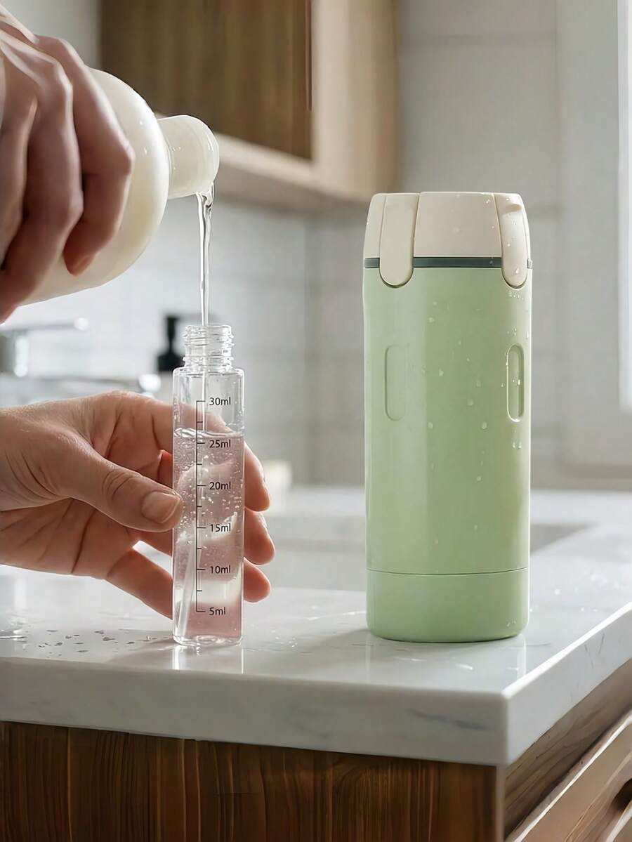 【防漏洗漱用品套裝】旅行洗漱分裝瓶套裝 4件組 防漏空容器，適用洗髮精、乳液，附標籤，男女通用旅行配件 - A - 查看 1
