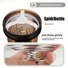 3-Layer Detachable Shaker Cup With Scale, Powder Mixer Cup, Leak-Proof Design, PP Material, Suitable For Gym, Outdoor Sports And Nutritional Supplement Mixing - Multicolor - View 2