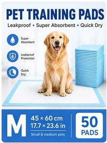 Disposable Pet Pee Pads, Super Absorbent Puppy Training Pads, Leak-Proof Bottom, Quick-Dry Pet Toilet Pads, Suitable For Dogs, Puppies, Cats And Small Pets, Ideal For Indoor Use, Cages, Travel And Floor Protection - Pet Pee Pads - View 11