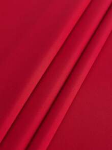 1 pieza Mantel de poliéster resistente a las manchas y a las arrugas, adecuado para fiestas, banquetes, bodas, restaurantes, cafeterías, interiores y exteriores - Rojo - Ver 6