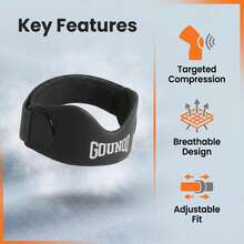 Double Strap Patella Knee Support Band, Breathable Non-Slip Adjustable Compression Knee Strap For Running, Fitness And Sports - Multicolor - View 8