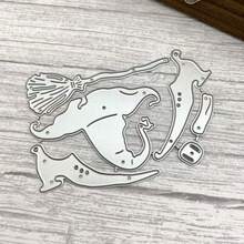 Magic Hat Metal Die-Cutting And Embossing Template Tool For DIY Scrapbooking, Cardmaking, And Album Decoration - Silver-white - View 4