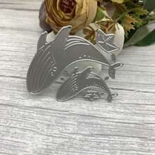 Dolphin Metal Punch Die, Card Making Cutting Die, Embossing Die, For Scrapbooking, DIY Photo Album Paper Card Decoration - Silver - View 1