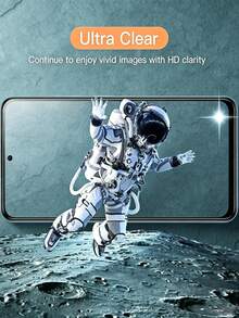 LissKas 2片裝 HD 鋼化玻璃螢幕保護貼，相容 Galaxy S26 S25 S24 / 17 16 / / Honor / 15T / Poco / Note 14 13 Pro 4G 5G，全螢幕覆蓋，9H 硬度，防指紋、防爆、防刮，無氣泡自動吸附保護膜 - 無色 - 查看 5