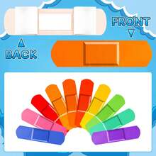10/100pcs Animal Shaped PE Bandages, Suitable For Minor Abrasions And Cuts, Includes 10 Random Pattern Styles, Suitable For First Aid Kit - View 10