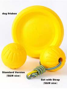 2/1pc/Set Mainan Bola Elastis Tali Anjing yang Tahan Lama, Tahan Gigitan & Awet, Perlengkapan Anjing, Mainan Pelatihan Interaktif untuk Menjaga Anjing Tetap Bermain, Cocok untuk Penggunaan Luar Ruangan dan Perjalanan, Mainan Anak Anjing - MultiWarna - View 12