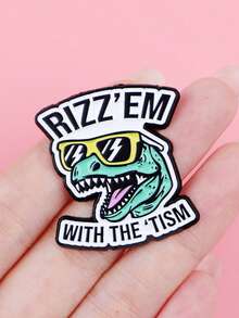 Enamel Brooch Turtle Duck Animal Character Brooch Lapel Pin Badge Clothing Accessory Fashion Jewelry Friend Gift - Multicolor - View 7