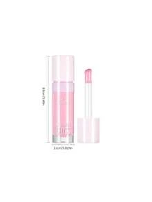 Brillo de labios con aceite de jengibre Pudaier, esmalte de labios de cristal de alto brillo, aceite de labios hidratante no pegajoso para labios de aspecto talla grande voluminoso y jugoso, brillo de labios hidratante, excelente regalo para mujeres - #02 - Ver 8