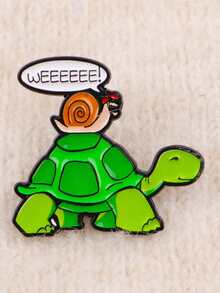 Enamel Brooch Turtle Duck Animal Character Brooch Lapel Pin Badge Clothing Accessory Fashion Jewelry Friend Gift - Multicolor - View 9