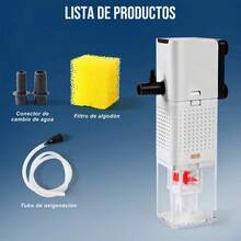 Filtro Interno 1000 L/h Para Pecera/acuario Hasta 350 Litros - Tipo de Enchufe A USA (110-127V) - Ver 7