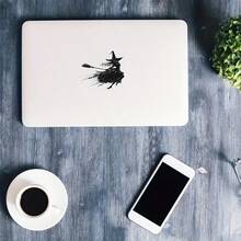 8pcs Witch And Cat Pattern Crystal Decorative Stickers - Plastic, Glossy, Single Use, Suitable For Stationery Decoration, Laptops, Water Bottles, Suitcases, Tables, Glass, Etc. Smooth Surfaces - Sticker - View 5