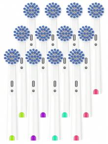 4/12入 適用於 OralB 電動牙刷替換刷頭 超軟刷毛 牙刷頭補充裝 兼容 Oralb Pro 系列電動牙刷 敏感護理適用 - 查看 15
