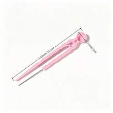 1Set 2pcs Beaded Mosaic Board Material Kit With Manual Tools: Bead Dispenser, Bead Box, Pink Spoon, Single Needle - Multicolor - View 7