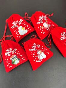 24pcs-,Suitable For Christmas Gifts, Suitable For Christmas Holiday Party Supplies; Used For Christmas And New Year Party Decoration, - Red - View 4
