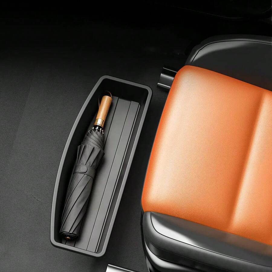 Universal Car Front Seat Under-Seat Non-Slip Drawer Storage Box, ABS Material Car Organizer Storage Box, Car Accessories