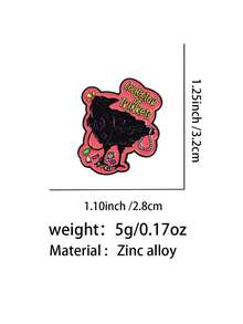 COLLECTOR TRINKETS Enamel Pin Black Crow Brooch Lapel Pins Badge On Backpack Clothing Accessories Punk Jewelry Friends Gifts - Multicolor - View 9
