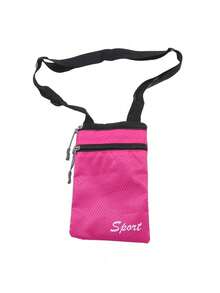1Pc Women Fashion Phone Pouch Simple Shoulder Crossbody Bag Mini Square Passport ID Card Coin Purses - Multicolor - View 7