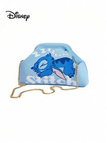 [Disney] Cartoon Pattern Clutch Shoulder Bag, Detachable Chain Party Handbag, Shopping Daily Crossbody Bag, Can Store Daily Essentials And Cosmetics - Multicolor - View 9