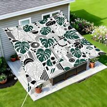 1pc Mandala Geometric Print Square Sun Shade Sail, Suitable For Yard, Pool, Villa Courtyard, Outdoor Leisure Area, Outdoor Sun Shade Sail, Beach Umbrella, Outdoor Sun Shade Cloth, Beach Canopy, Beach Tent, Patio Sun Shade, Outdoor Gazebo, Gazebo - Bohemia C - View 22