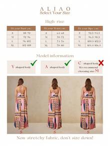 Women's Printed Button A-Line Vacation Dress, Fashionable For Daily And Holiday Wear, Spring/Summer Elegant Party - Multicolor - View 6