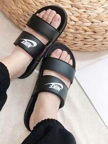 Nike Offcourt Duo Slide 舒適休閒防滑耐磨一字拖鞋 女款 - 黑色 - 查看 2