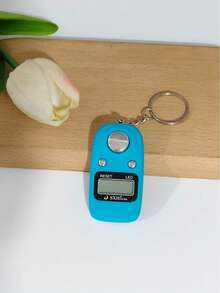 Macaron Keychain LED Counter, Mini Portable Bag Hanging Vibration Reminder Tally Counter, One-Click Reset Large Screen Clear Reading, Multi-Color Full Set Pocket Style, Universal Counting Tool For Prayer, Meditation And Pilgrimage - Multicolor - View 16