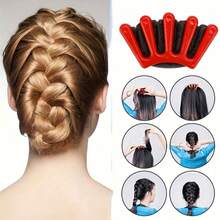 1/2Pcs DIY Hair Styling Tool Set, Quick Hair Bun Maker Professional Curling Styling Accessories, Easy Operate Hair Shaping Kit For Women Girls, Perfect For Daily Hairstyle Making And Wedding Formal Hairstyling - A - View 4