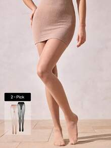 Veilyse 2条装女士20D多色性感简约连裤袜，舒适 - 彩色 - 查看 18