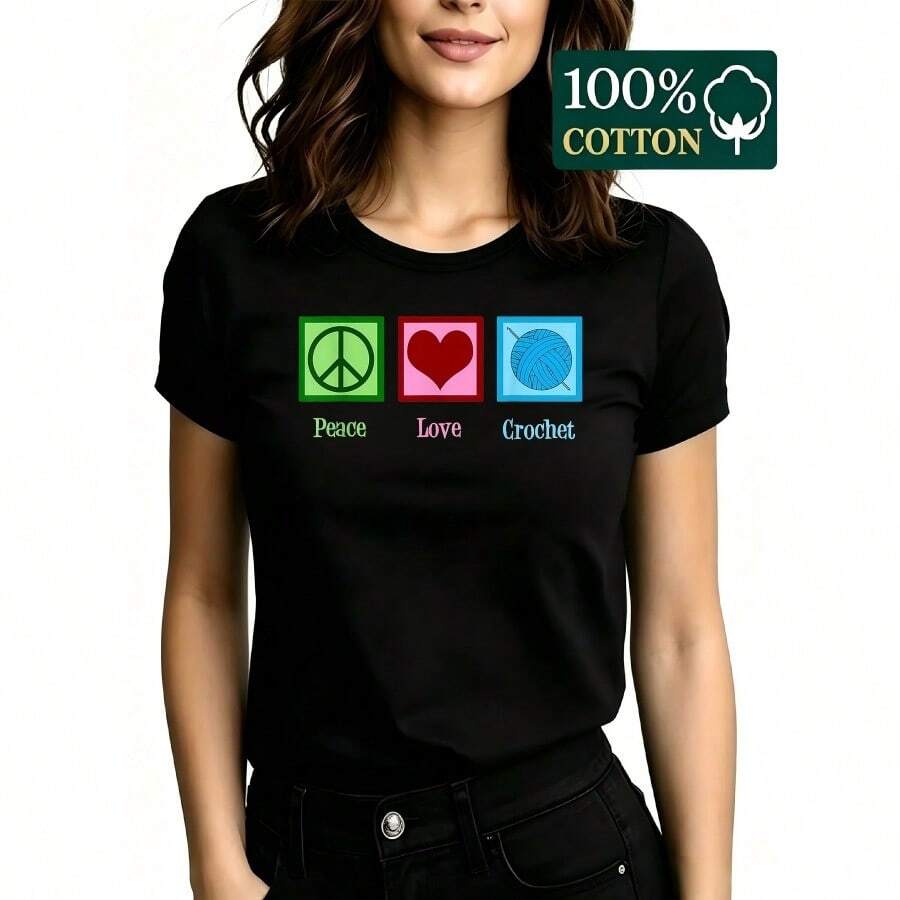 Women T-Shirts - 黑色 - 查看 1