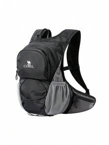 CAMEL CROWN Unisex Outdoor Backpack, Multi-Functional Daypack, Suitable For Cycling, Hiking, Climbing, Travel And Daily School - Dark Night Black - View 2