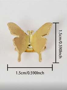10/Set Metal Butterfly Clip Combination, Gold Gradient Side Clips, Mini Design, Sweet & Cute Hairstyle - Suitable For Girls And Teenagers, Perfect For Daily Wear, Dates, School, Parties And More - Multicolor - View 10