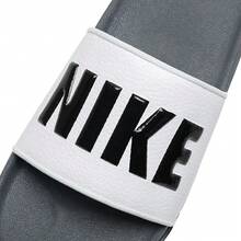 Nike Offcourt 男士舒適休閒百搭拖鞋 - 黑與白 - 查看 7