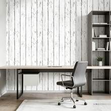 1 Roll Self-Adhesive Wood Grain Wallpaper, Moisture-Proof, Mold-Resistant, Scratch-Resistant PVC Wall Sticker, Hallway & Corridor Wall Decor, Shelf & Cabinet Surface Refurbishment Wallpaper, 17.7inX39.3/118.1/196.8in - Black - View 6