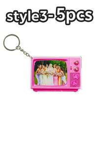 1/3/5pcs Personalized Camera Photo Keychain, Custom Picture Acrylic Keyring, Cute Memory Gift For Family, Friends, Couples, Pet Lovers, Backpack Charm - Multicolor - View 13