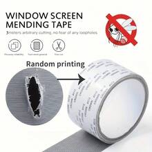 5/2/1 Rollo de cinta autoadhesiva para reparación de malla de ventana, parche de malla a prueba de insectos, fuerte adhesión, adecuado para rasgado de malla de puerta/cortina de dormitorio, reparación rápida - A - Ver 2