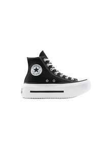 Converse [حزمة] تشاك تايلور أول ستار تشاك تايلور أول ستار ليفت دبل ستاك نسائي منصة قماش أسود A12975C X 2 - أسود * 2 - مشاهدة 2