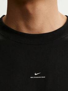 Nike 男款 AS M NK DF SI SS TEE 短袖針織無領T恤 TIR1862-010 - 黑色 - 查看 3