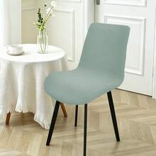 1PC Waffle Shell Chair Cover, Elastic One-Piece Dining Chair Slipcover, Full Coverage, All-Season, Removable Washable, Anti-Cat Scratch, Durable Wear-Resistant, Machine Washable, Suitable For Home, Restaurant, Hotel, Conference - 1PC - View 43