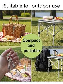 1pc/2pcs Detachable Stainless Steel Cross Steam Rack With Hanging Wire Loop Portable Kitchen Steaming Trivet Outdoor Cooking Accessory Practical Tool For Home BBQ Camping Picnic Travel Gift For Friend Family - Multicolor - View 7
