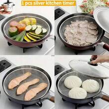 Pressure Cooker Shaped Mechanical Timer, 60-Minute Visual Countdown, Battery-Free Durable & Portable, Precise Kitchen Cooking Timer, Also Suitable For Office Timing, Desktop Creative Decor, Party Fun Decoration & Exquisite Gift Accessory - A - View 7