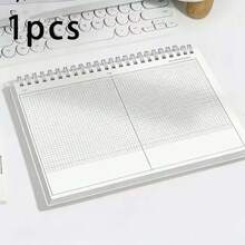 1pc Flip Cover Spiral Notebook - Thick Paper With Divider Pages, 60 Sheets/120 Pages Pure White Paper, Daily Portable Storage Notebook, Student Notebook, Professional Diary, Office Use! School Supplies - B5 lined - View 8