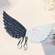 1pc Halloween Angel Wings Cosplay Prop, Costume Accessory For Masquerade Party - Multicolor - View 5