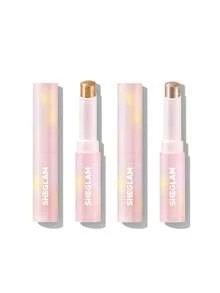 SHEGLAM [2Pcs] Crystal Jelly Topper Bundle Set - Starlit Silver+Golden Girl - View 1