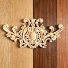 1pc Solid Wood Carving Decals, Woodworking Supplies, Home Decorations, Suitable For Cabinets, Doors And Windows, Furniture, Background Walls, Porches, Offices And Other Decorations, Holiday Decorations, DIY Decorations. - Multicolor - View 3