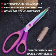 Stainless Steel Tailor Scissors, Suitable For Fabric, Needlework, Cloth, Handmade Sewing, Embroidery, Clothing Cutting Tools, Sewing Scissors - Multiple Styles - View 7