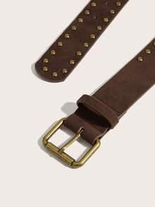 3pcs Set Minimalist Buckle PU Leather Belts Casual Versatile - 3PCS Multicolor - View 5