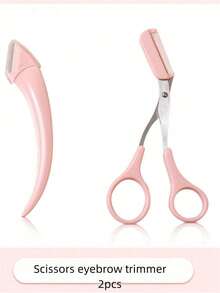 Set Gunting dan Sisir Alis Unisex, Alat Pemangkas Alis, Sempurna untuk Memangkas Alis & Mengatur Panjangnya, Alat Kecantikan Rumahan, Termasuk Sisir Mini & Pinset, Penghilang Bulu Wajah, Alat Cukur Rambut, Perlengkapan Penataan Rambut - Beraneka warna - View 8